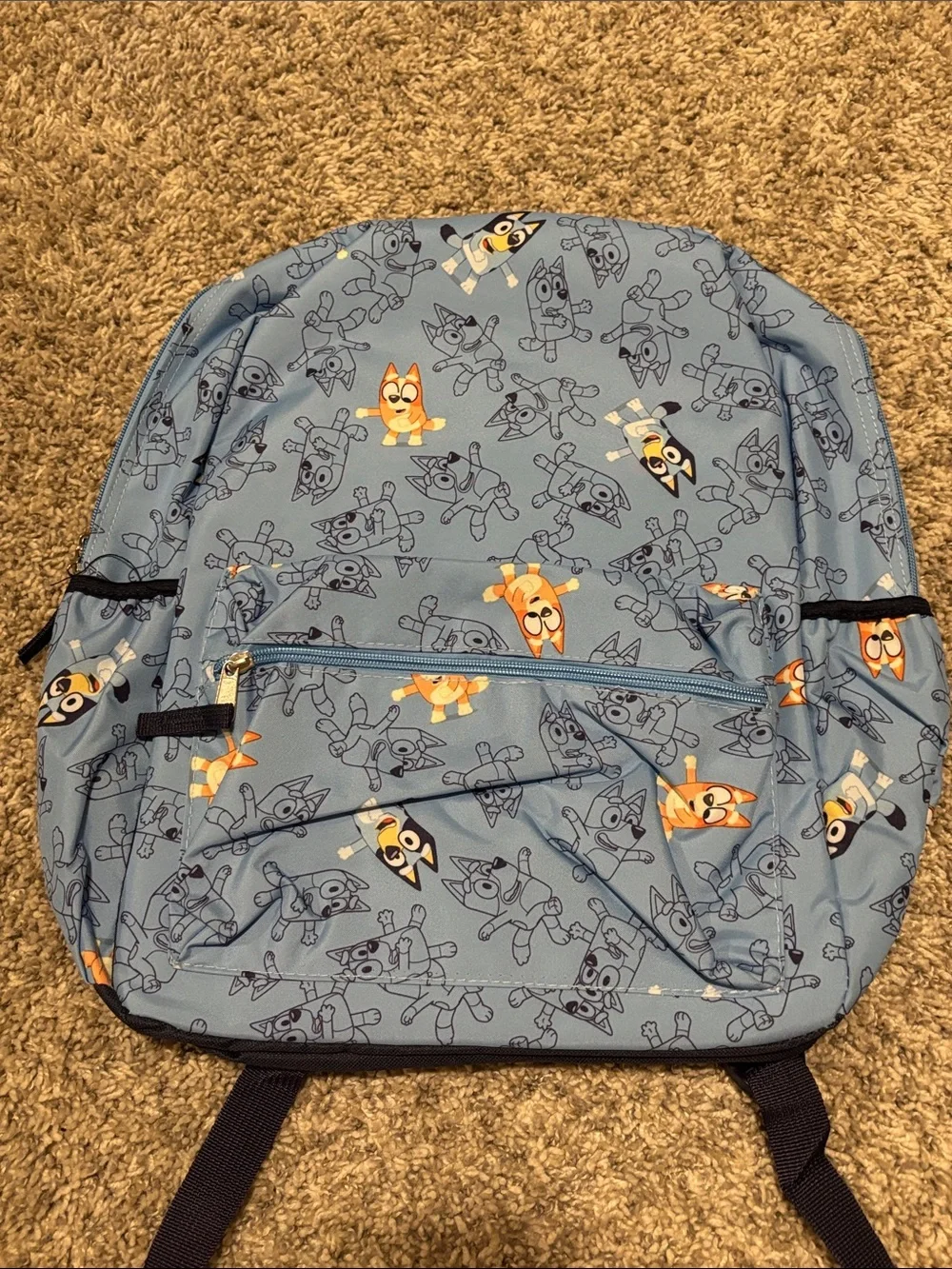 NWT Bluey Bingo Backpack  8” Plush Set
